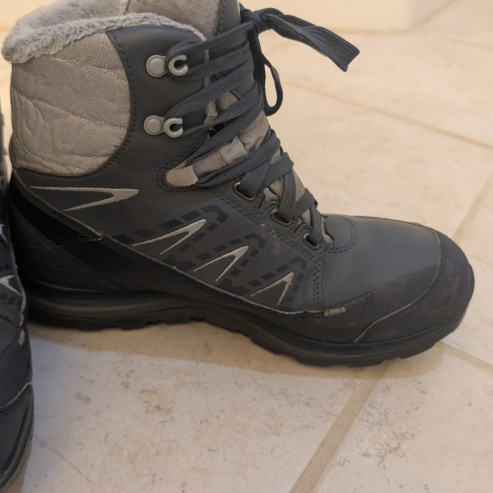 Salomon Gray Winter Boots